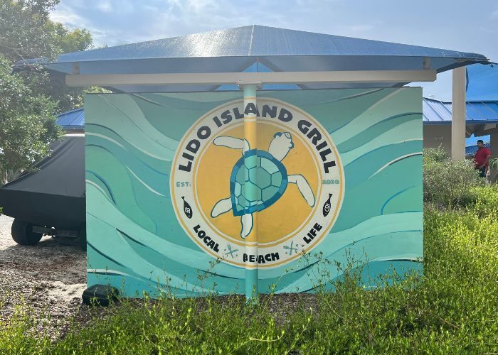 Lido Island Grill Mural