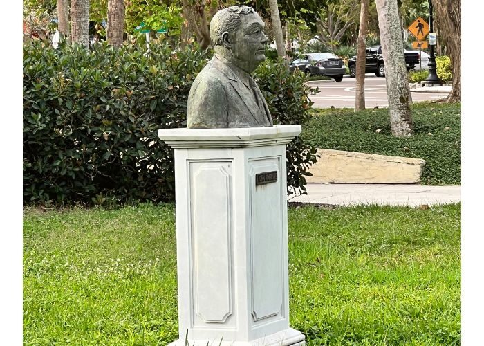 John Ringling Bust by Ethelia Patmagrian